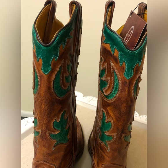 Old West Leather Joseph Boot size Mens 5, Woman’s 6.5 new With Tags - Picture 6 of 13